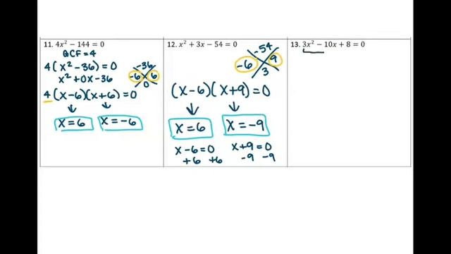 Algebra 1: Unit 6 Quadratics Review смотреть онлайн