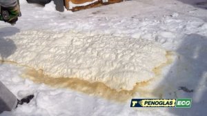 Напыление пенополиуретана (ППУ) Penoglas установкой Graco reactor e-10