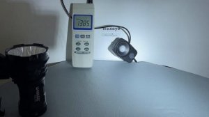 Manker MK38 Satellite SFT40 LED Suchlampe bis 20000 Lumen - Battery Pack - grau mit smooth Reflekto
