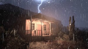 Приятные звуки дождя и грома для сна возле средневековых конюшен | Дождь 5 часов