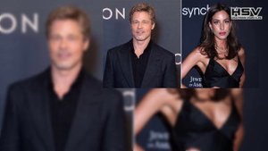 Brad Pitt And His Girlfriend Ines De Ramon Match In White For A Romantic Stroll On The Beach