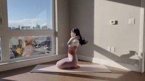 15MIN Full Body Pilates __ strengthen & tone (intermediate) __ madeleineabeid