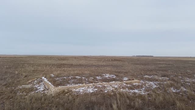 Исчезнувший хутор Цепков, Питерский район (панорама).