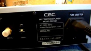 C.E.C. TL51XZ. (SM5865CM, CEC-Sanyo SF-P101N). Обзор CD проигрывателя.