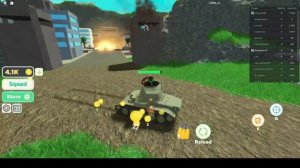 FIRST EXPERIENCE IN TANK SIMULATOR! (ROBLOX)