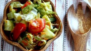 Легкий овощной салат