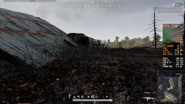 PUBG | RTX 3080 + Ryzen 7 5800X - 1080p Ultra Settings
