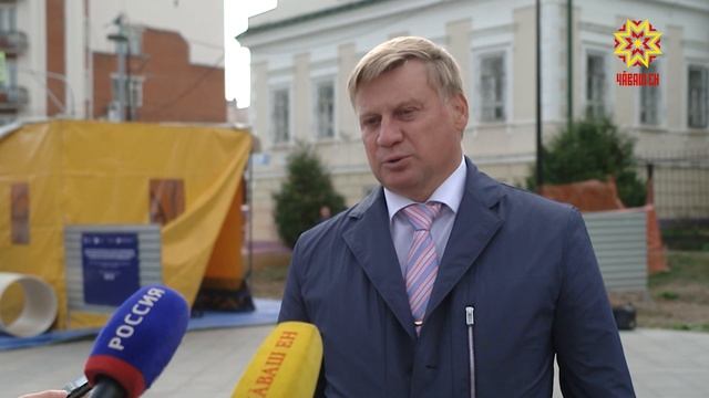 На Красной площади в Чебоксарах отремонтируют канализационную сеть смотреть онлайн