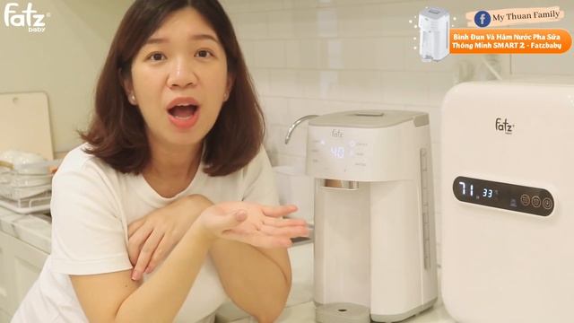 Bí kíp chăm con của mẹ Mỹ Thuận | BÌNH ĐUN VÀ HÂM NƯỚC PHA SỮA THÔNG MINH SMART 2 |  FATZBABY