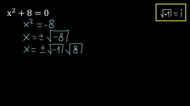 x^2+8=0 , ecuaciones cuadraticas , hallar x con exponente 2 смотреть онлайн