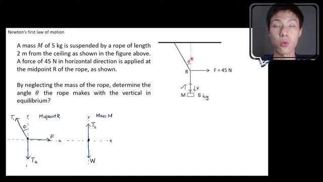 Newtons first law of motion Example 2 Chapter 4: Forces