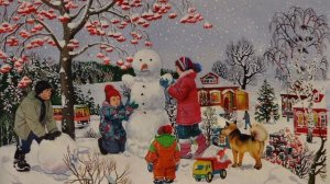 Стихотворение- Лепим снеговика