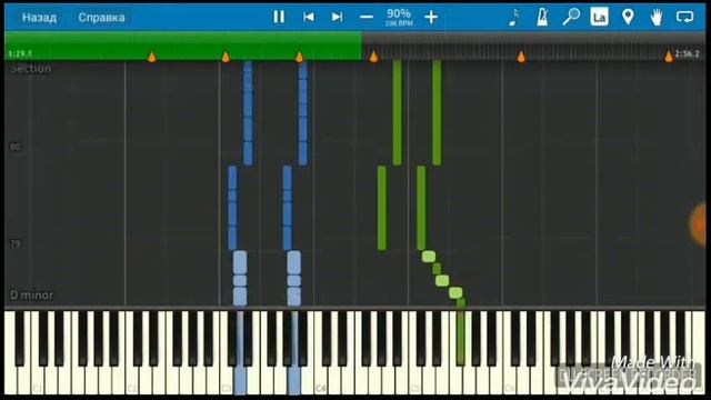 Megalovania на пианино + Ускоренный режим смотреть онлайн