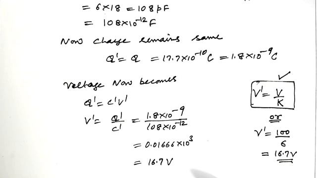 Capacitance part-6 || NCERT numericals || Electrostatics || 12th Physics || смотреть онлайн