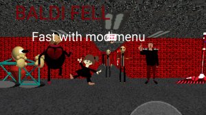 Baldi fell Супер быстрая игра с с читами.Я поставил игнор из за сложности