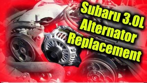 Замена генератора переменного тока Subaru EZ30