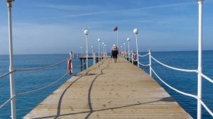 Gypsophila Holiday Village, Турция, Аланья, пляж отеля, сентябрь 2018 г.