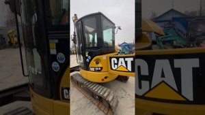 Обзор мини экскаватора CAT 303.5E CR 2024