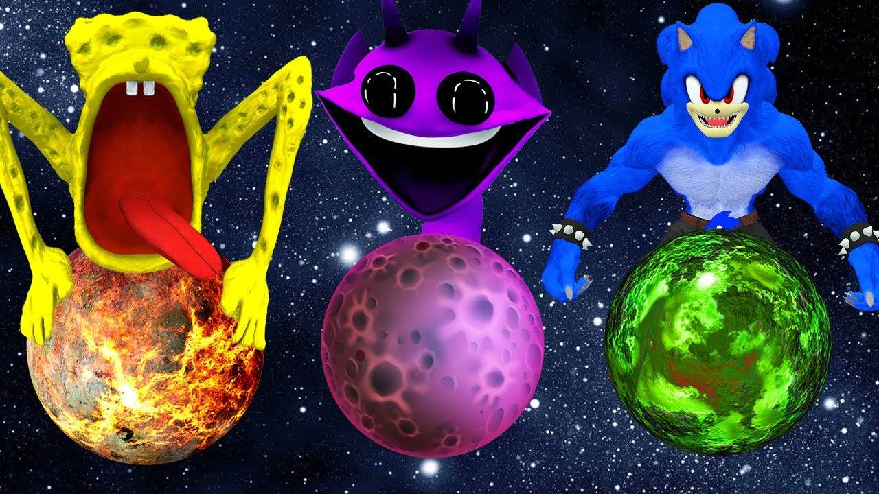 МЫ НАШЛИ ПЛАНЕТА ХОРРОР СПРУНКИ СПАНЧ БОБ ПОЖИРАТЕЛЬ СОНИК КИНГ КОНГ Sprunki Sonic Sponge Bob Gmod смотреть онлайн