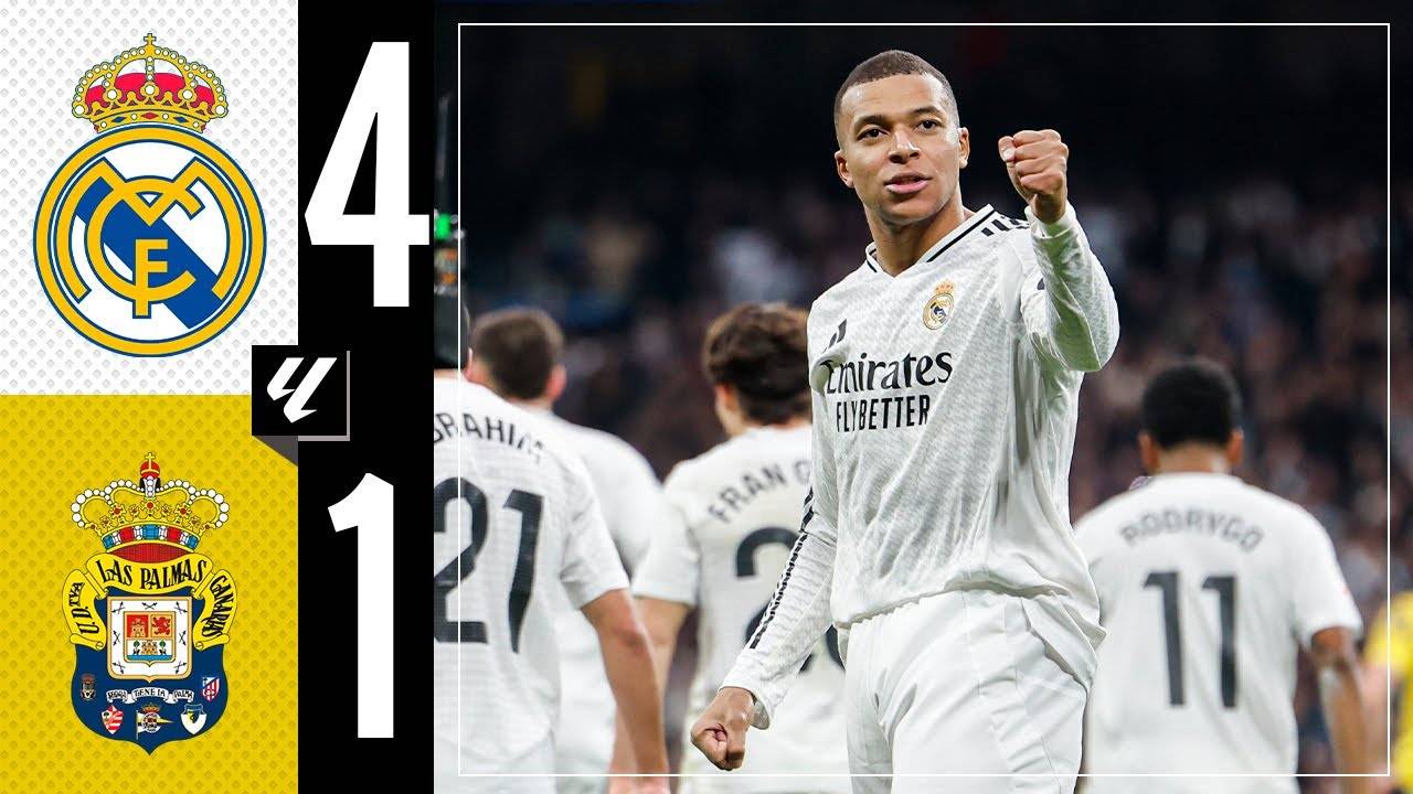 HIGHLIGHTS | Real Madrid 4-1 Las Palmas | 2024/25 смотреть онлайн
