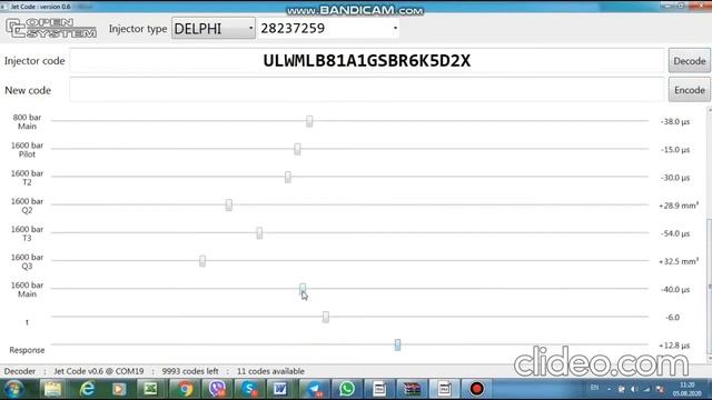 Encoder for common rail injectors bosch denso delphi siemens