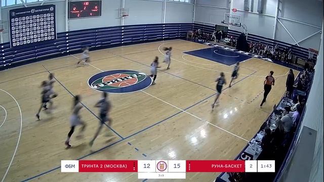МБА СП СШОР 49 "Тринта" 2 Москва - НОУ ДО ДЮБК "Руна-Баскет" Москва ( Игра за 5 место) смотреть онлайн