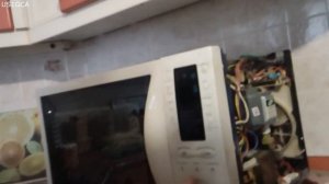 Микроволновка Samsung CE118KFR, замена магнетрона