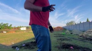 Бурение свай мотобуром. Строим каркасник на 40 кв.м.