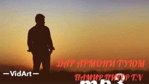 АЗИЗ ГУЛАМАДШОЕВ *** ДАР АРМОНИ ТУЮМ