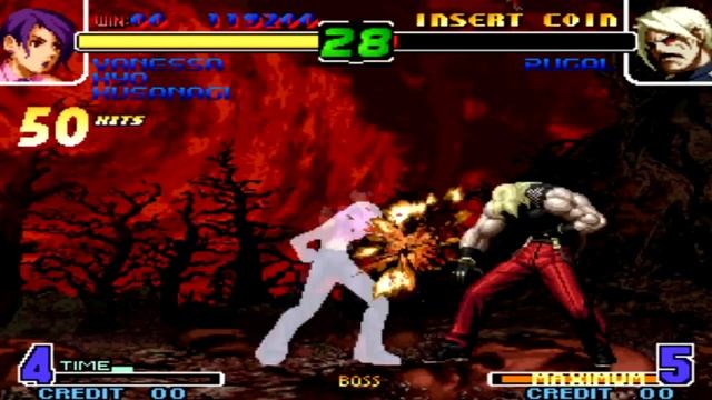 KOF 2005 - Vanessa Infinite Combo Vs Rugal Boss смотреть онлайн