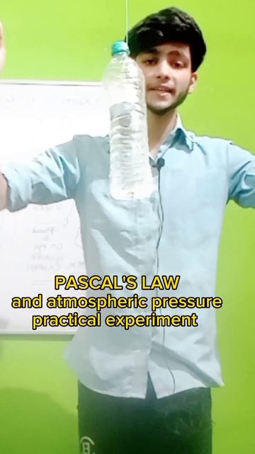 PASCAL'S LAW and atmospheric pressure practical experiment #shorts смотреть онлайн