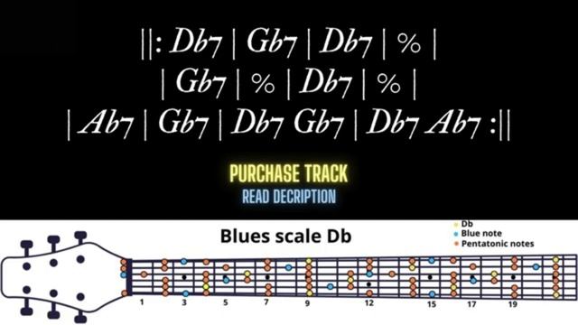 Slow Blues Masters Use THIS Passionate Backing Track  in Db