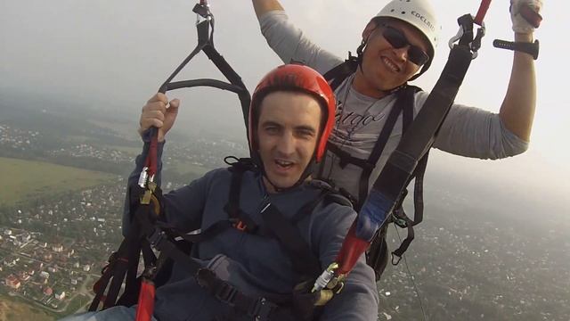 Полет на параплане в тандеме смотреть онлайн