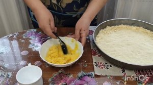 Экспресс пирог за 10 минут с апельсиновой начинкой. Очень вкусно.
