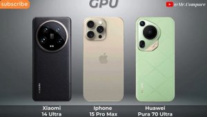 Xiaomi 14 Ultra Vs iPhone 15 Pro Max Vs Huawei Pura 70 Ultra
