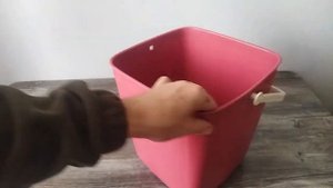 Ведро пластиковое квадратное 12 литров ХАРПЛАСТМАСС