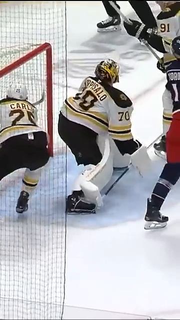Sean Monahan Hits The One-Handed Chip Shot