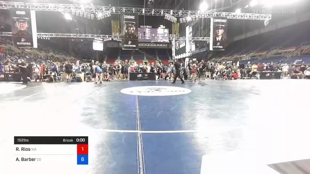 152 Lbs Quarterfinal - Ruby Rios, Washington Vs Aspen Barber, Colorado E758 смотреть онлайн