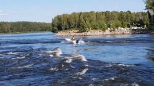 шлюз гремучий вуокса на катере 10 сил