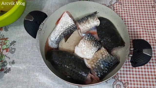 Рыба с укропом/Очень вкусный вариант приготовления/Ձուկը սամիթով/Պատրաստման շատ համեղ տարբերակ смотреть онлайн