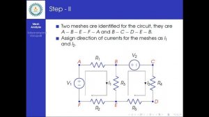 Mesh Analysis with independent voltage sources