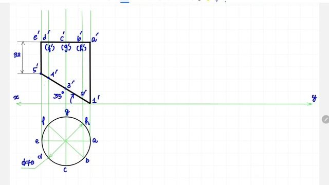 Cylindrical chimney problem | Development of surfaces | Engineering graphics | EG | Tamil смотреть онлайн
