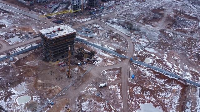 Облет Марамолл и МФЦ. 1.01.22 смотреть онлайн