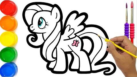 Мой маленький пони: легкий рисунок шаг за шагом