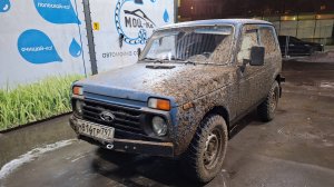 Покатушки на ниве по берегу р.Москва