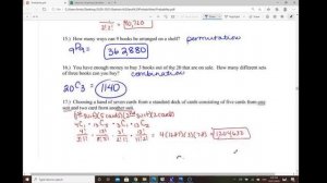 Chapter 10 Probabilities Review Combination and Pascal Triangle with Binomial Expansion