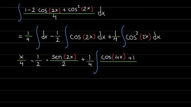 Sen^4 x dx | Integral ✅ смотреть онлайн
