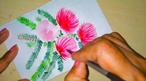 #shorts Learn Easy watercolor flowers| Watercolor Painting |Art therapy| Watercolor |Step by Step