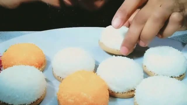 ASMR mukbang cookies cake eating sound смотреть онлайн