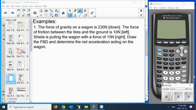 Physics 30 FM 6 Forces part 3 Newton's first and second law examples смотреть онлайн